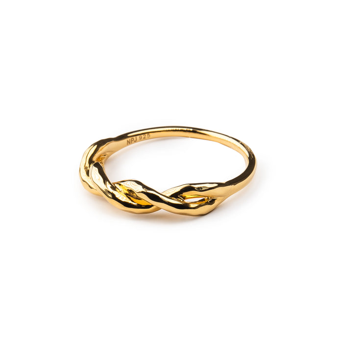 Wrapped Ring in 14K Gold Vermeil