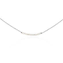 Load image into Gallery viewer, Pearl Necklace in Sterling Silver
