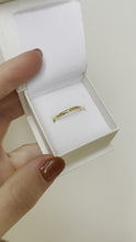 Load and play video in Gallery viewer, Slim Shell Band Ring in 14K Gold Vermeil
