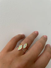 Load image into Gallery viewer, White Opal Marquise Ring in Sterling Silver
