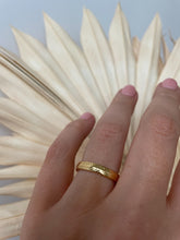 Load image into Gallery viewer, Olive Band Ring In 14K Gold Vermeil
