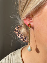Load image into Gallery viewer, Pretzel Pearl Knot Earrings in 14K Gold Vermeil
