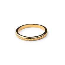 Load image into Gallery viewer, Slim Shell Band Ring in 14K Gold Vermeil
