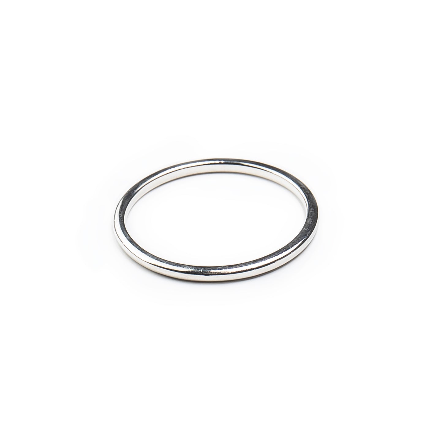 Plain Stacking Ring in Sterling Silver