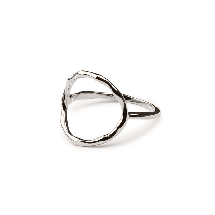 Halo Ring in Sterling Silver
